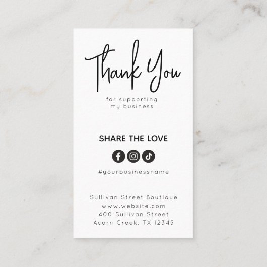 Kleding Label Prijs Maat Logo Hang Label (Achterkant)