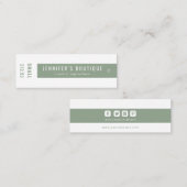 Kleding Labels Groen Label met groene prijs voor k (Voorkant / Achterkant)