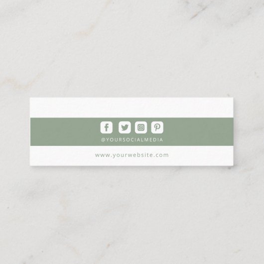 Kleding Labels Groen Label met groene prijs voor k (Achterkant)