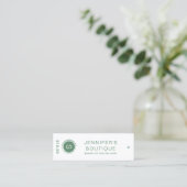 Kleding Labels Groene zakelijke Labels (Staand voorkant)