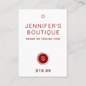 Kleding Labels Hang Labels Kleine Onderneming Bour (Voorkant)