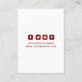 Kleding Labels Hang Labels Kleine Onderneming Bour (Achterkant)