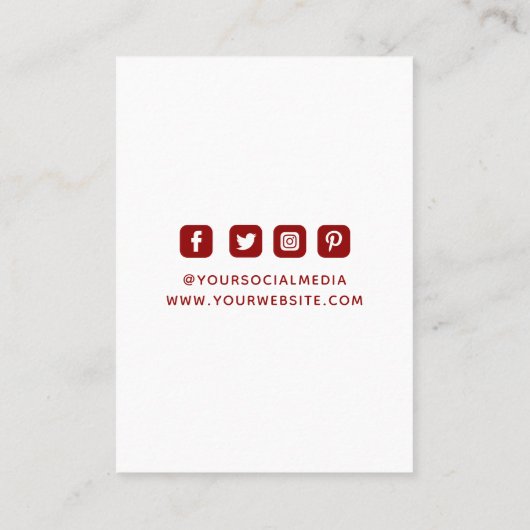 Kleding Labels Hang Labels Kleine Onderneming Bour (Achterkant)