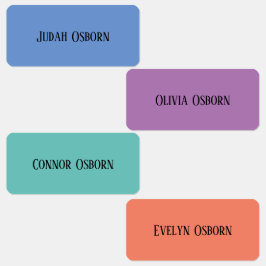 Kleding Labels - Jewel Tones