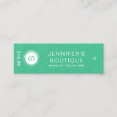 Kleding Labels Klein bedrijf Groen Wit (Voorkant)