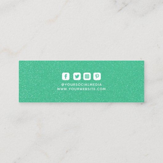 Kleding Labels Klein bedrijf Groen Wit (Achterkant)