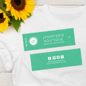 Kleding Labels Klein bedrijf Groen Wit