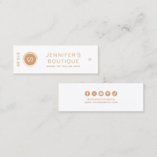 Kleding Labels Klein Bedrijf Tan Prijs Labels