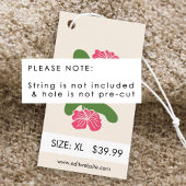 Kleding Labels Klein Visitekaartje Informatiekaartje