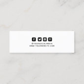 Kleding Labels Klein-zwart wit (Achterkant)