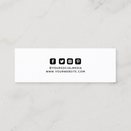 Kleding Labels Klein-zwart wit (Achterkant)