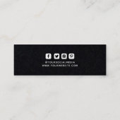 Kleding Labels Klein-zwart wit (Achterkant)