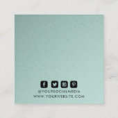 Kleding Labels Kleine Bedrijfs Blauwe Florence Pri (Achterkant)