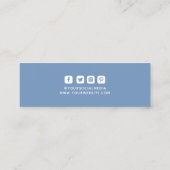 Kleding Labels Kleine Bedrijfs Blauwe Prijs Labels (Achterkant)