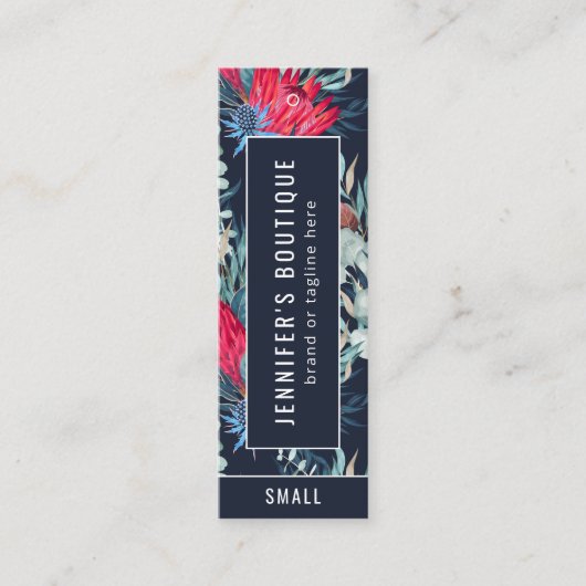 Kleding Labels Kleine Bedrijfs Botanisch Label van (Voorkant)