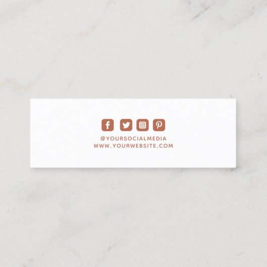 Kleding Labels Kleine Bedrijfs Bruine Prijs Labels (Achterkant)