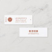 Kleding Labels Kleine Bedrijfs Bruine Prijs Labels (Voorkant / Achterkant)