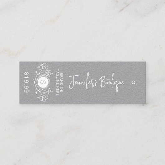 Kleding Labels Kleine Bedrijfs Kraft Prijs Labels (Voorkant)