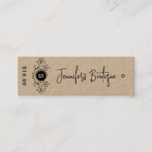 Kleding Labels Kleine Bedrijfs Kraft Prijs Labels