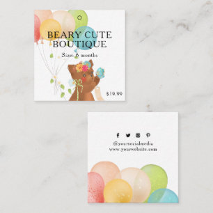 Kleding Labels Kleine Bedrijfs Kute Kinderen van h