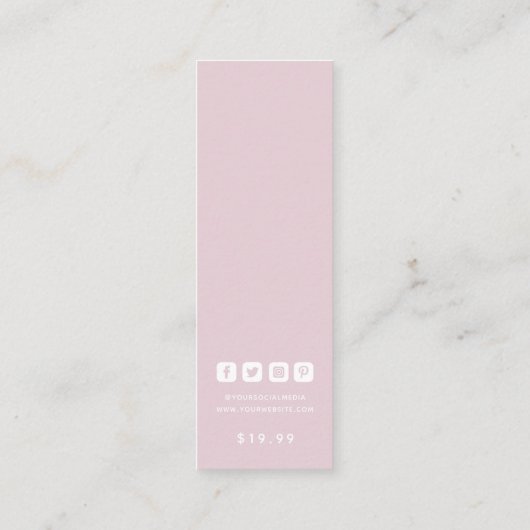 Kleding Labels Kleine Bedrijfs Luxe Roos Prijs Lab (Achterkant)