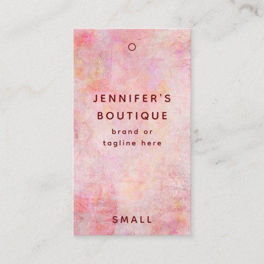 Kleding Labels Kleine Bedrijfs Luxprijs (Voorkant)