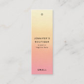 Kleding Labels Kleine Bedrijfs Luxprijs Label (Voorkant)