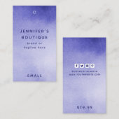Kleding Labels Kleine Bedrijfs Luxprijs Labels (Voorkant / Achterkant)