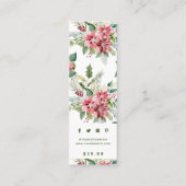 Kleding Labels Kleine Bedrijfs Poinsettia PrijsLab (Achterkant)