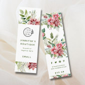 Kleding Labels Kleine Bedrijfs Poinsettia PrijsLab