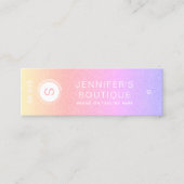 Kleding Labels Kleine Bedrijfs Regenboog Wit (Voorkant)