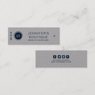 Kleding Labels Kleine Bedrijfs Zilver