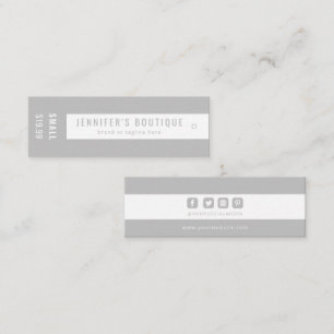 Kleding Labels Kleine Bedrijfs Zilver