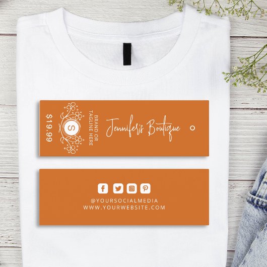 Kleding Labels Kleine Bedrijfscinnameprijzen Label