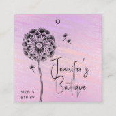 Kleding Labels Kleine BedrijfsFolie Florence Prijs (Voorkant)