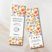 Kleding Labels Kleine Bedrijven Floral Prijs Label