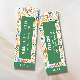 Kleding Labels Kleine Bedrijven Floral Prijs Label