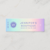 Kleding Labels kleine bedrijven iriserend (Voorkant)