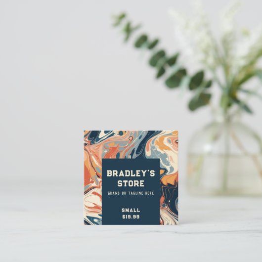 Kleding Labels Kleine bedrijven Modern Abstract (Staand voorkant)