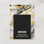 Kleding Labels Kleine bedrijven Modern Abstract (Achterkant)