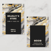 Kleding Labels Kleine bedrijven Modern Abstract (Voorkant / Achterkant)