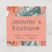 Kleding Labels Kleine bedrijven Modern Abstract (Voorkant)