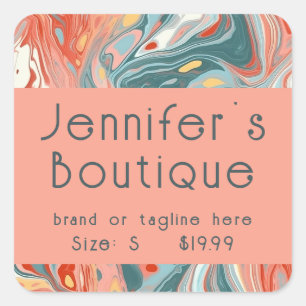 Kleding Labels Kleine bedrijven Modern Abstract