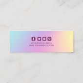 Kleding Labels Kleine bedrijven Moderne regenboog (Achterkant)