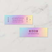 Kleding Labels Kleine bedrijven Moderne regenboog (Voorkant / Achterkant)