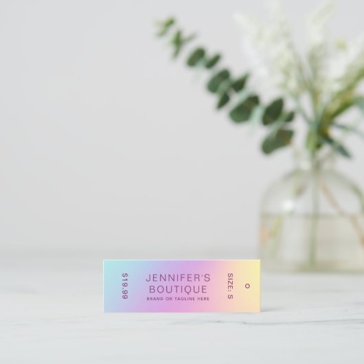 Kleding Labels Kleine bedrijven Moderne regenboog (Staand voorkant)