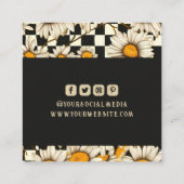 Kleding Labels Kleine bedrijven Retro Groovy Daisy (Achterkant)