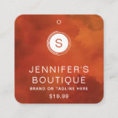 Kleding Labels Kleine bedrijven Teracotta Waterver (Voorkant)