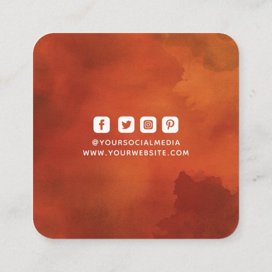 Kleding Labels Kleine bedrijven Teracotta Waterver (Achterkant)