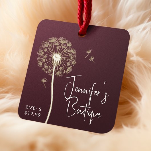 Kleding Labels Kleine Bedrijven Verleggende Floral